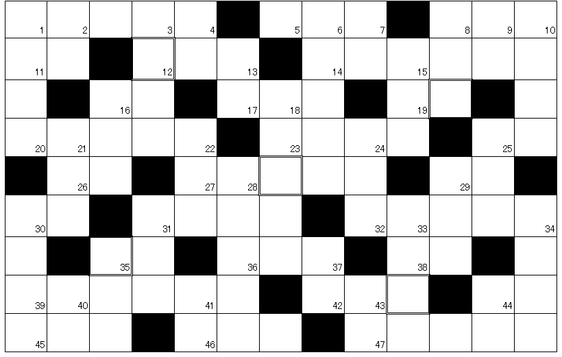 チャレンジ クロスワード パズル 19年1月10日掲載 問題 クロスワード掲示板